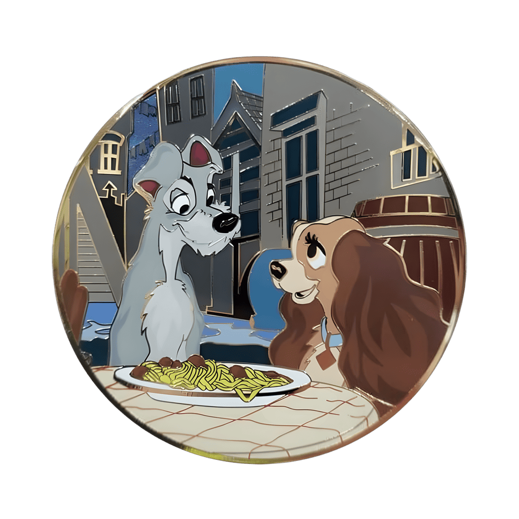 Lady and the Tramp Disney pin