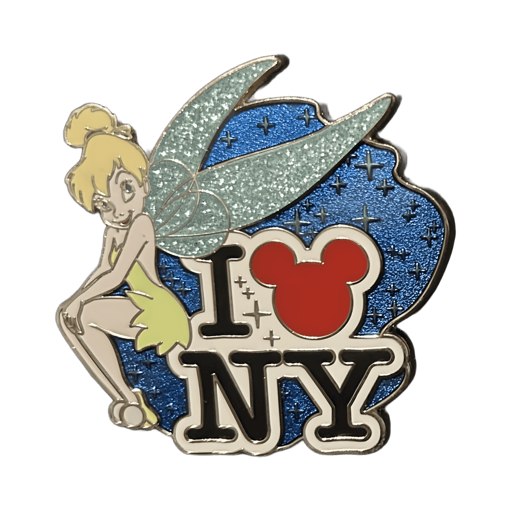 Tinkerbell - I love/mickey New York Disney pin