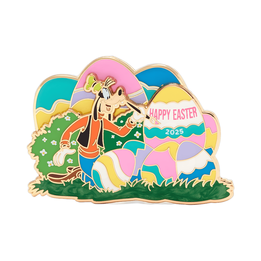 Goofy painting eggs Disney pin