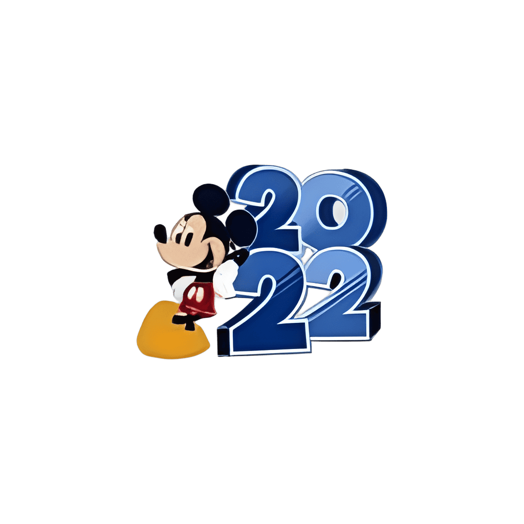 Mickey with 2022 Block Disney pin