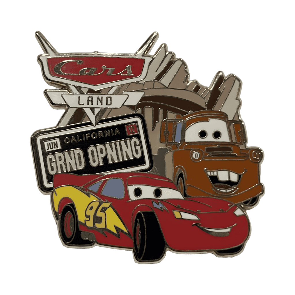 Cars Land Grand Opening Disney pin