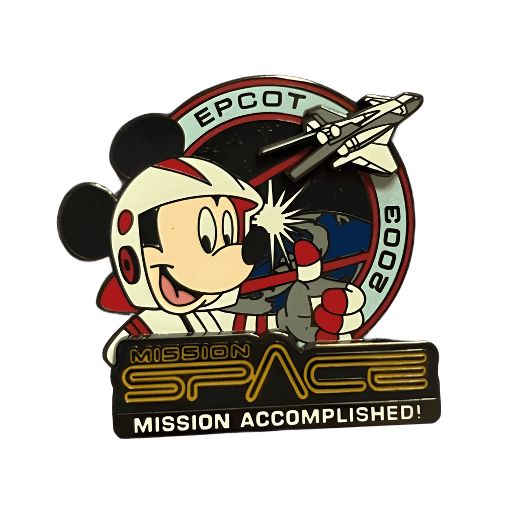 Mission Space Mission Accomplished Epcot 2003 Disney pin