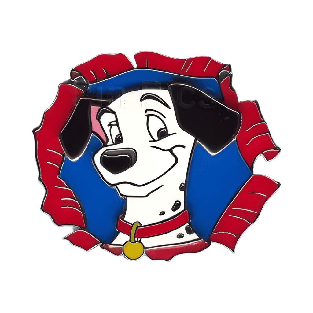 Pongo in Ripped Frame Disney pin