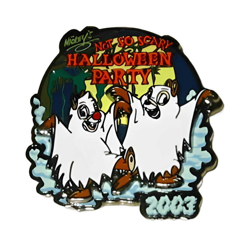 Chip & Dale as Ghosts Disney pin