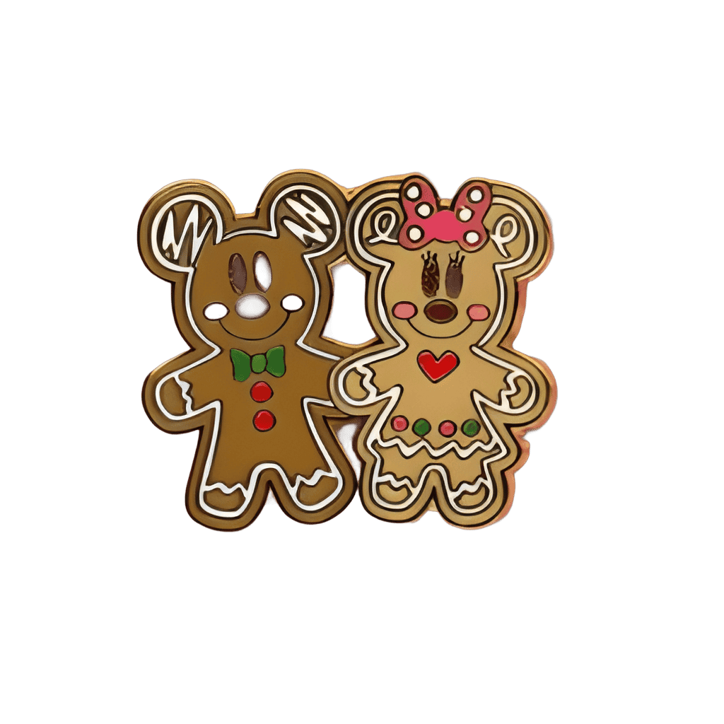 Mickey and Minnie Gingerbread Disney pin