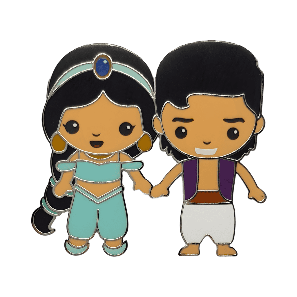 Jasmine with Prince Aladdin Disney pin