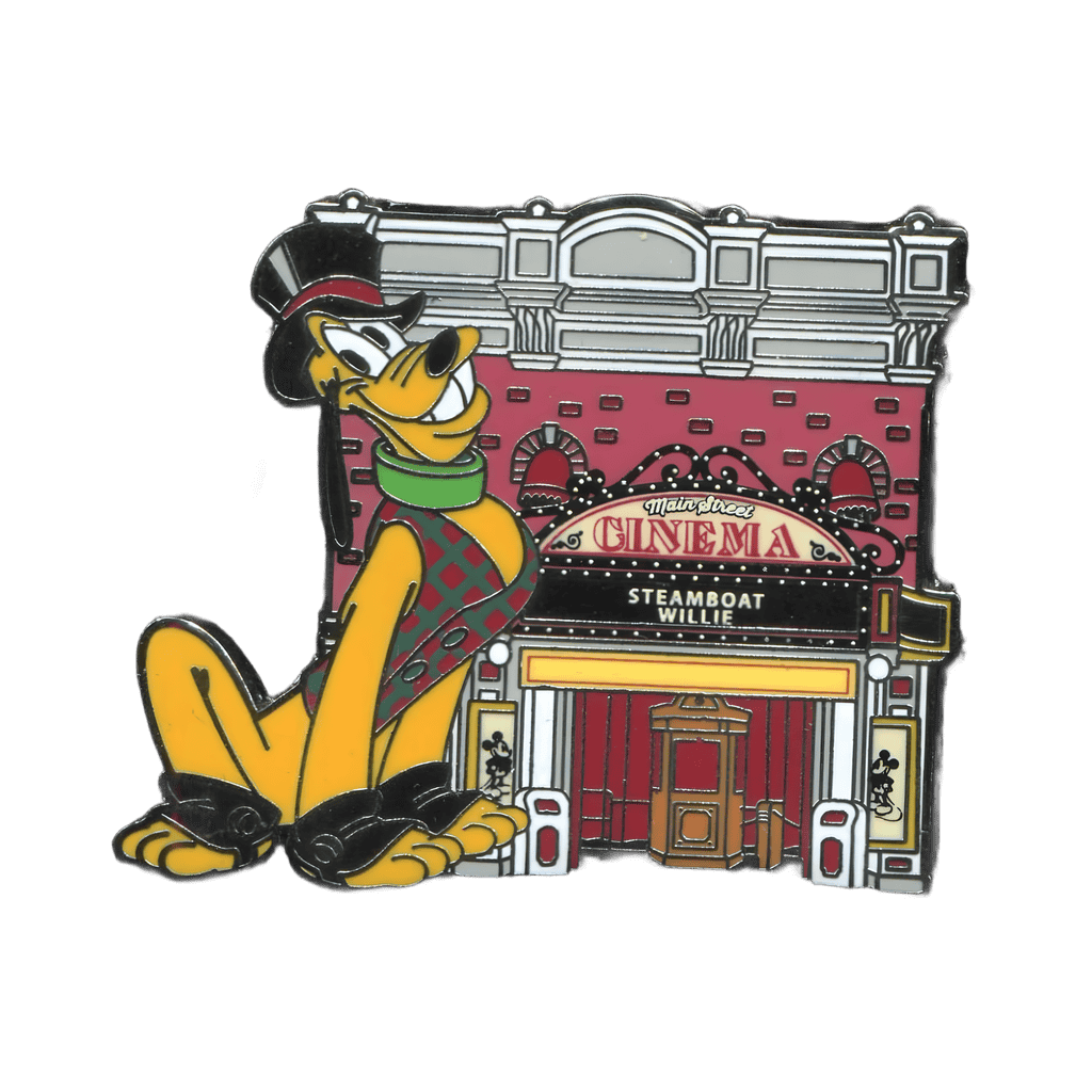Pluto at The Main Street Cinema Disney pin