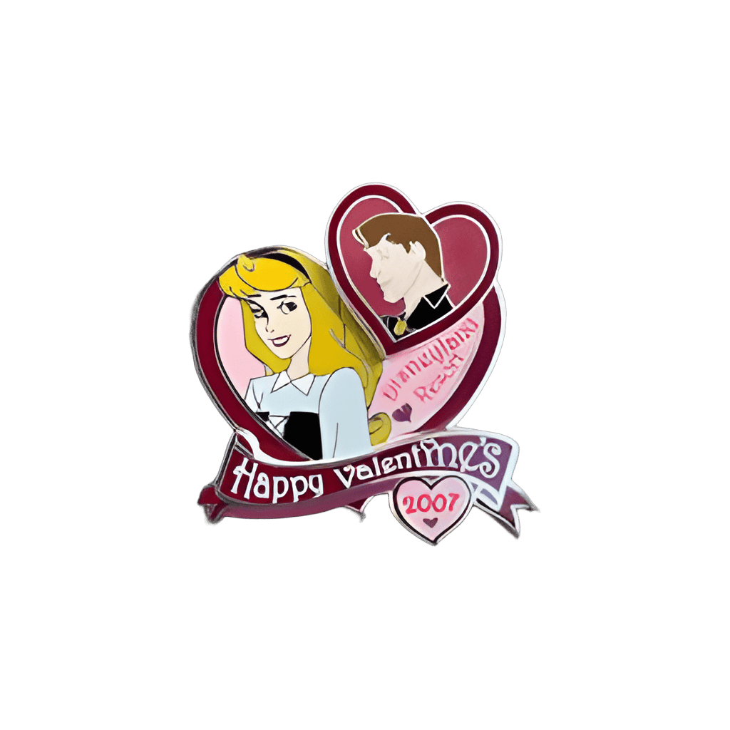 Sleeping Beauty Happy Valentine’s 2007 Disney pin