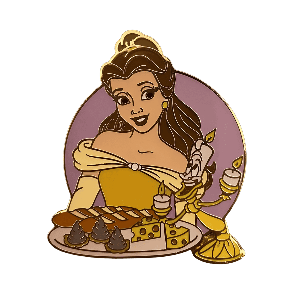 Belle & Lumière Disney pin