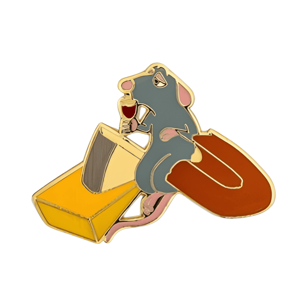 Remy Wine Cheese Disney pin