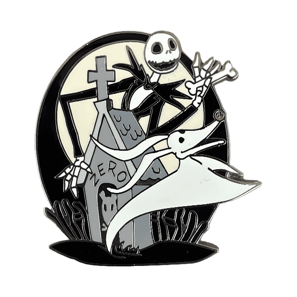Jack Skellington and Zero Disney pin