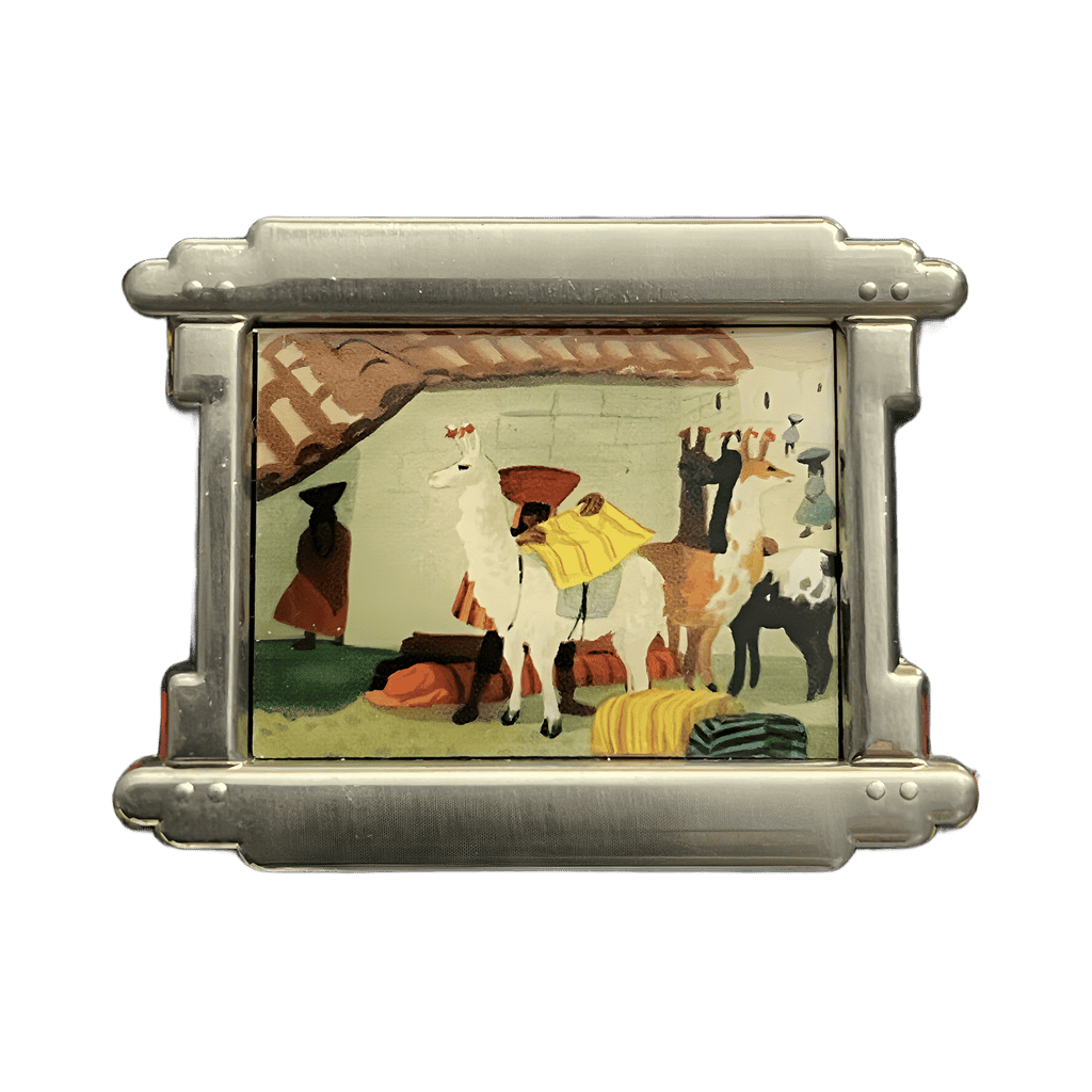 Mary Blair Exhibit - South American Llama Painting Disney pin