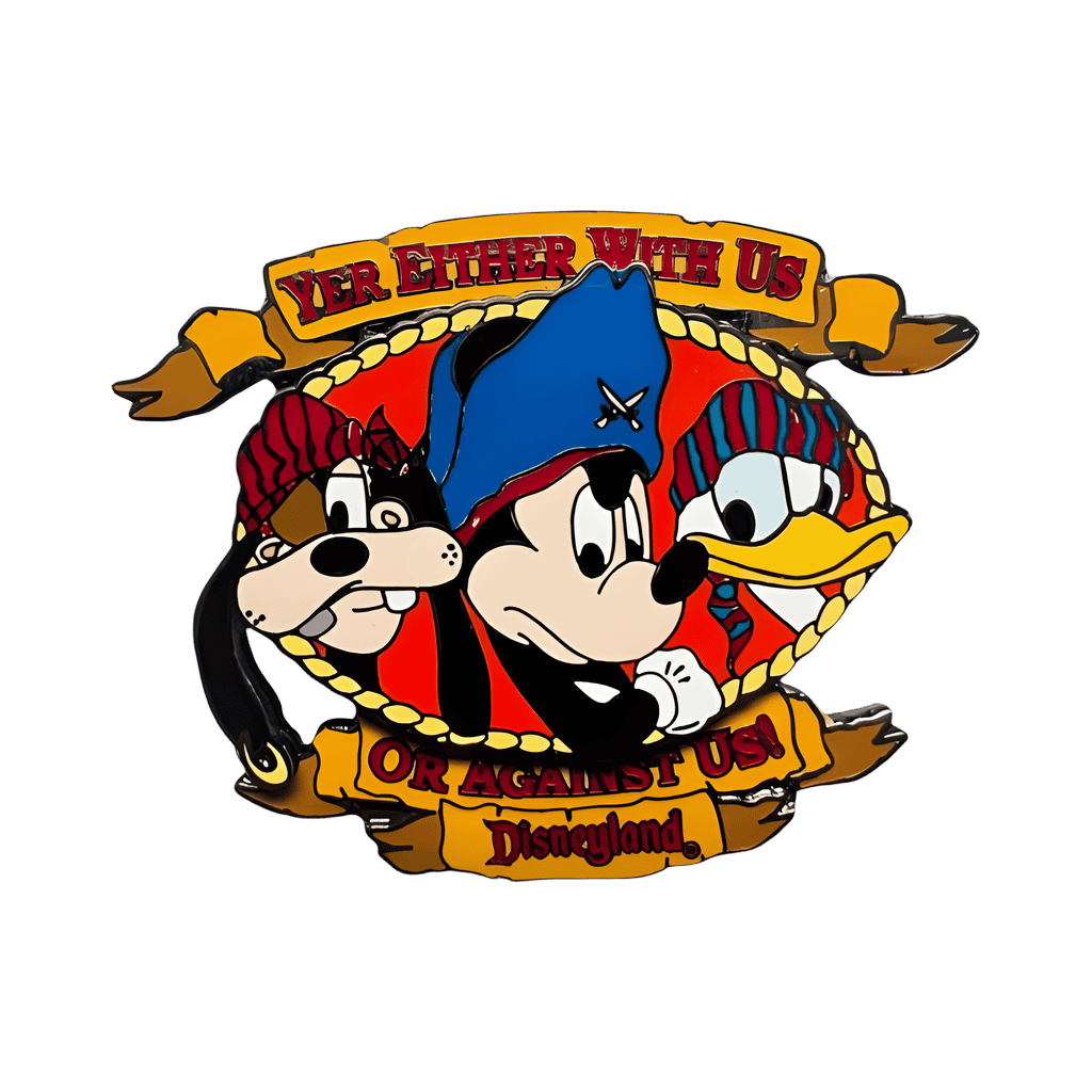 Pirates of the Caribbean - Yer Either With Us or Against Us Disney pin