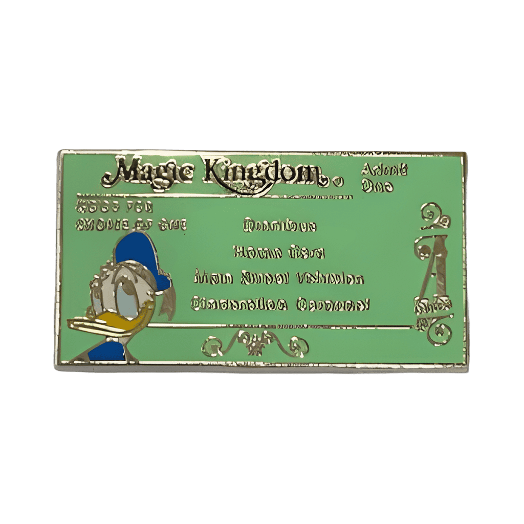 "A" Coupon Disney pin