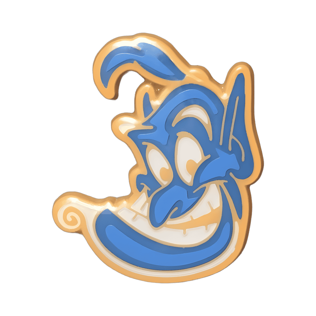 Christmas Cookie Mystery Collection — Genie Disney pin