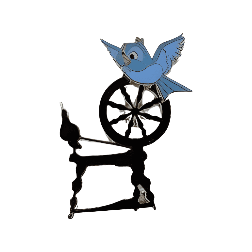 Bluebird on Spinning Wheel Disney pin