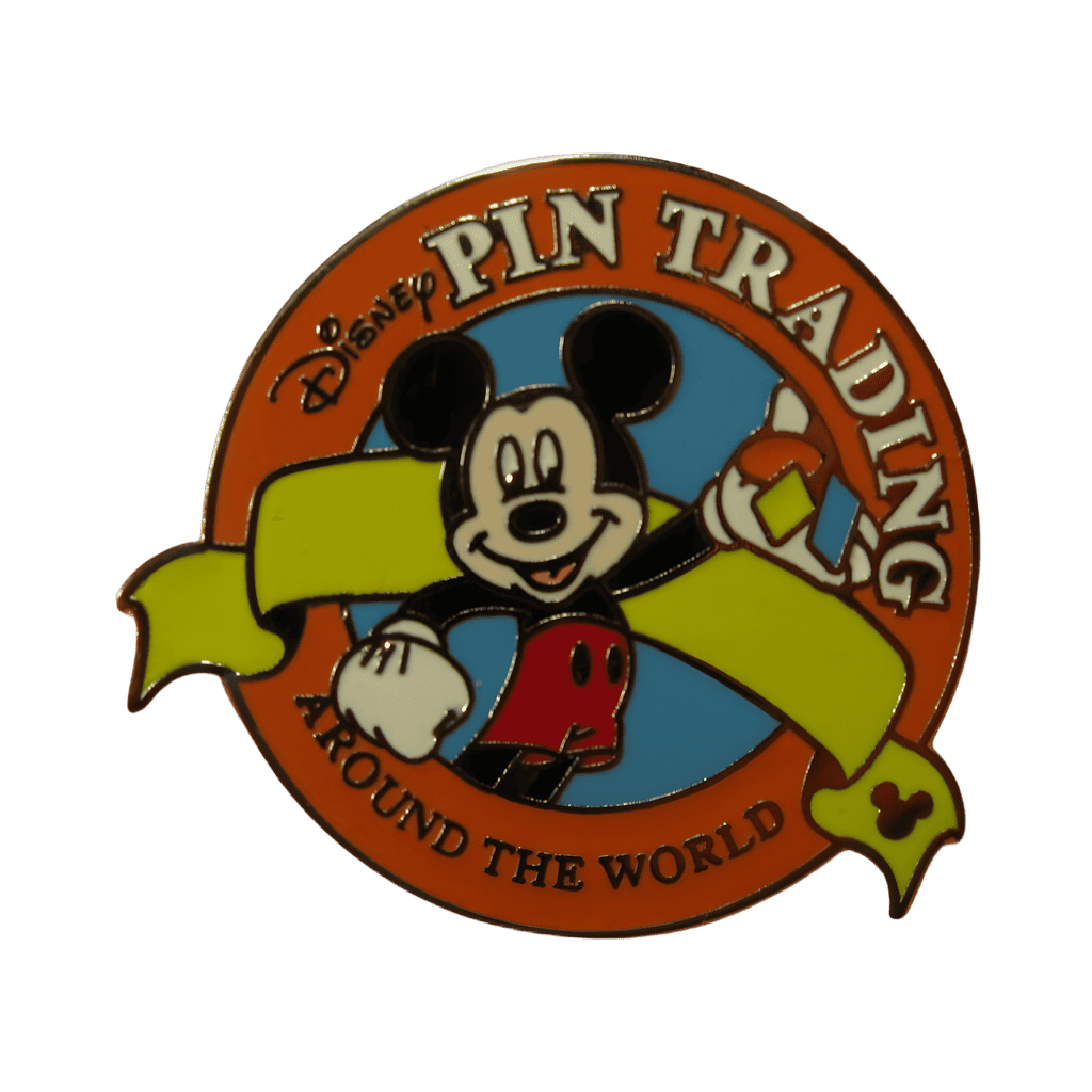 Orange Logo Disney pin