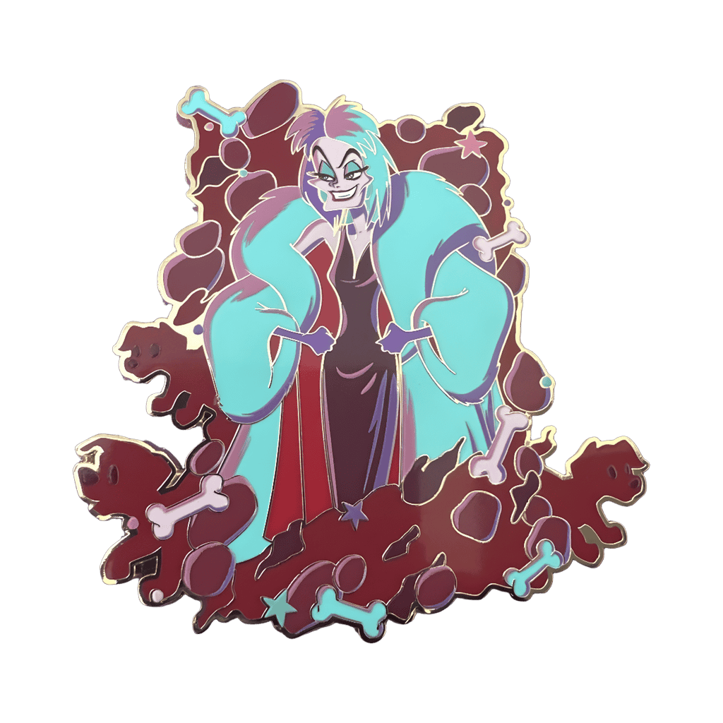 Cruella de Vil Disney pin