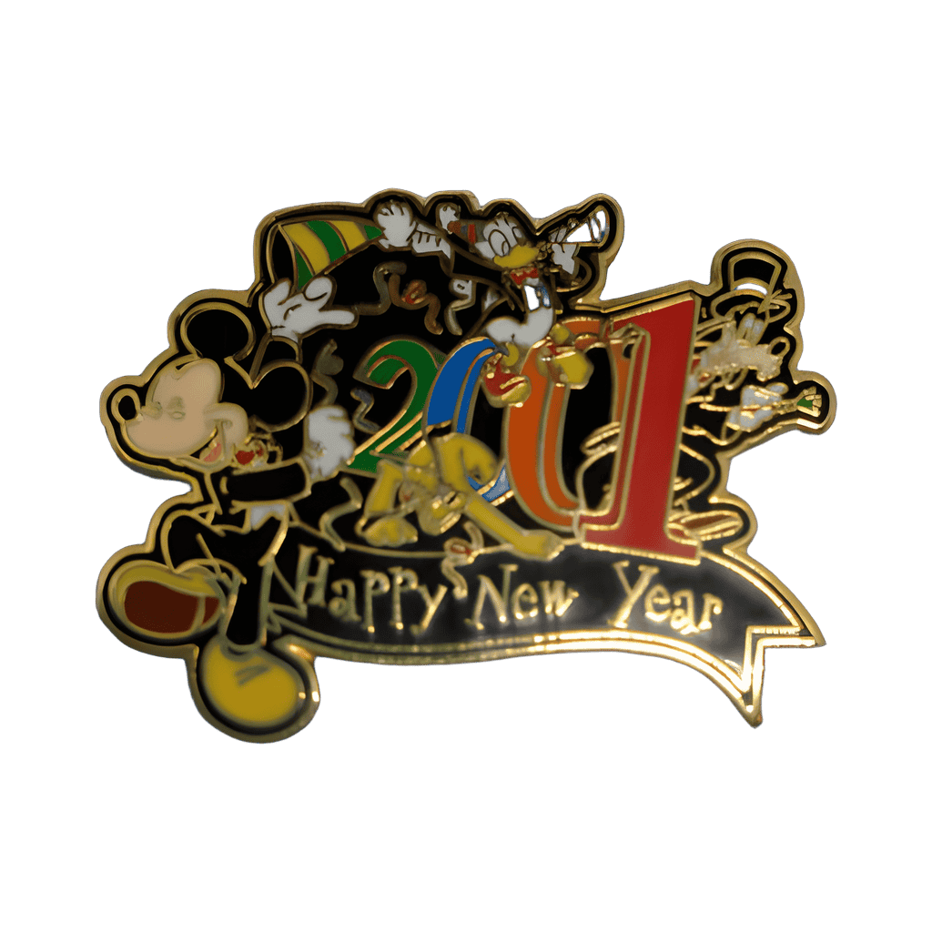 Happy New Year 2001 Disney pin