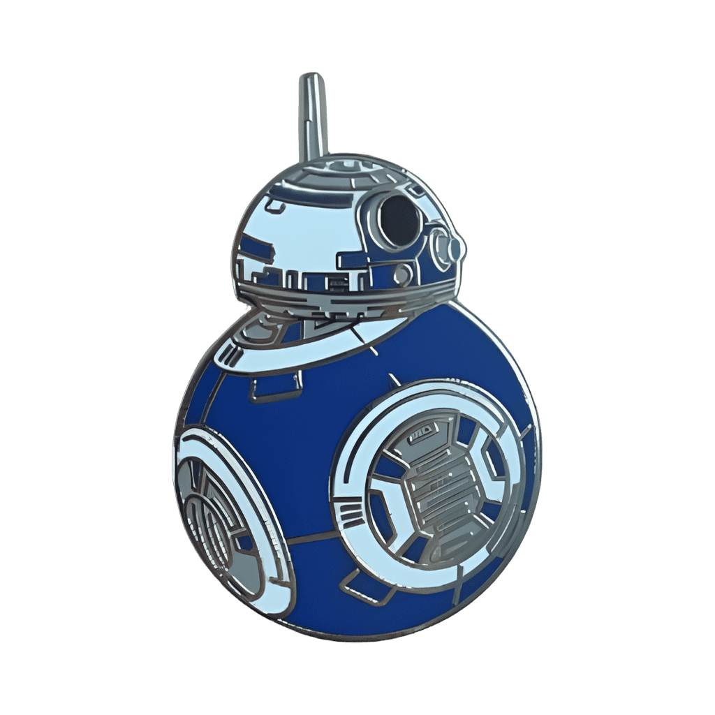 BB-8 Blue colors reversed with R2-D2 Disney pin