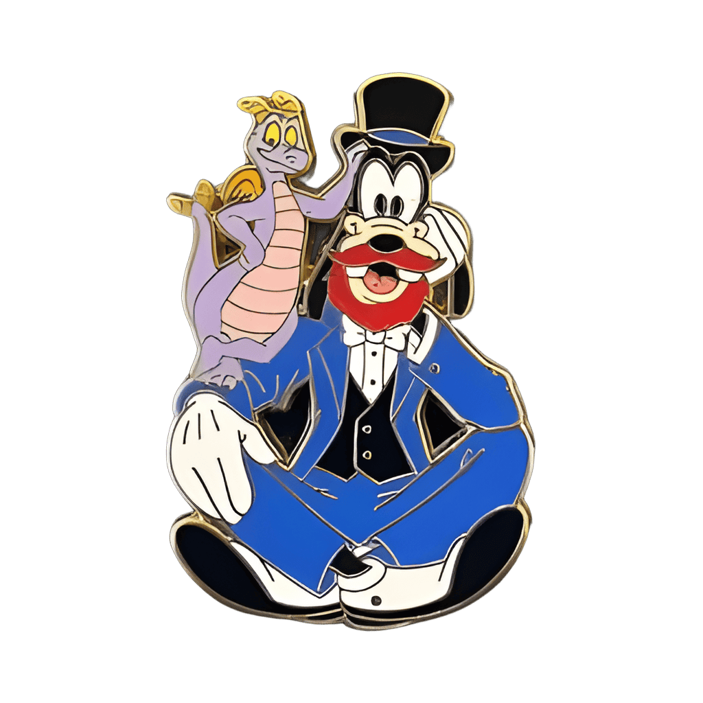Goofy and Figment Disney pin