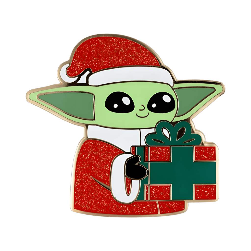 Grogu Present Disney pin