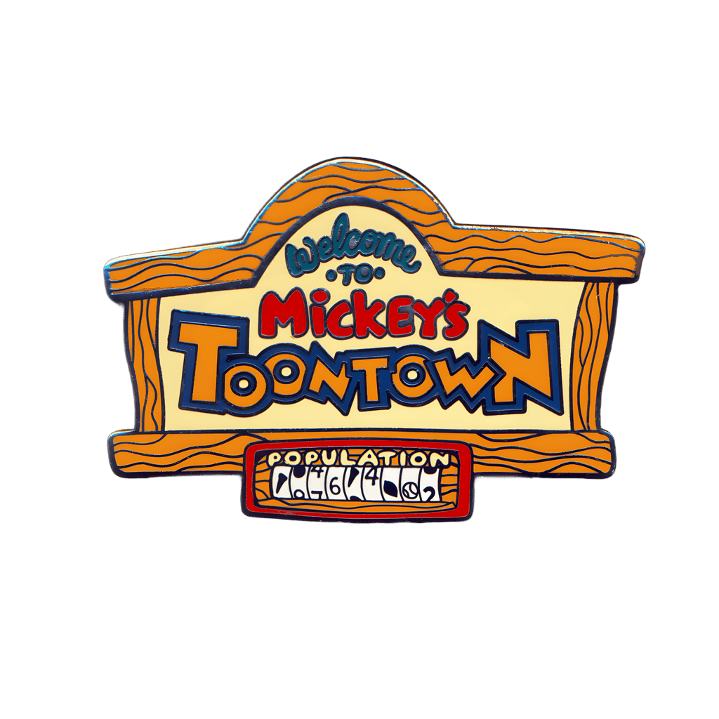 Toontown Entrance Sign Disney pin