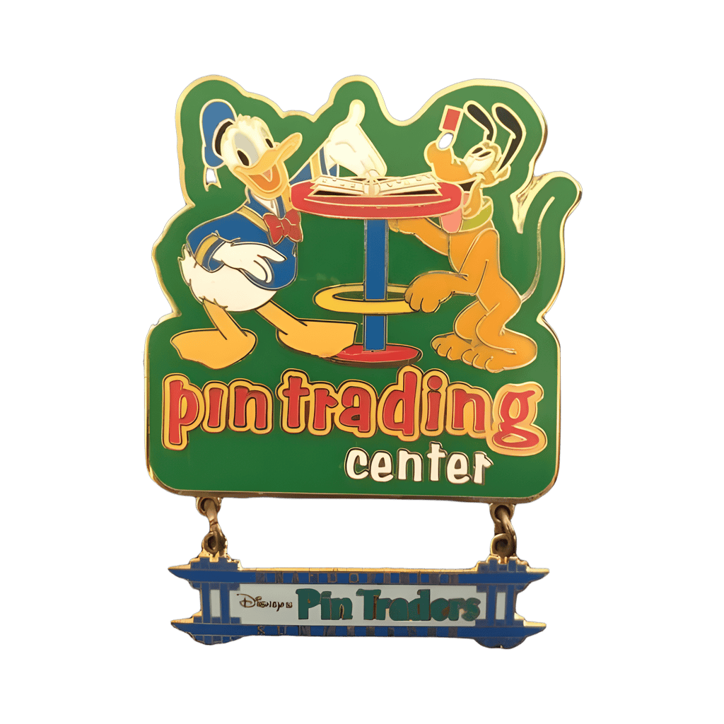 pin trading center - Donald and Pluto Disney pin