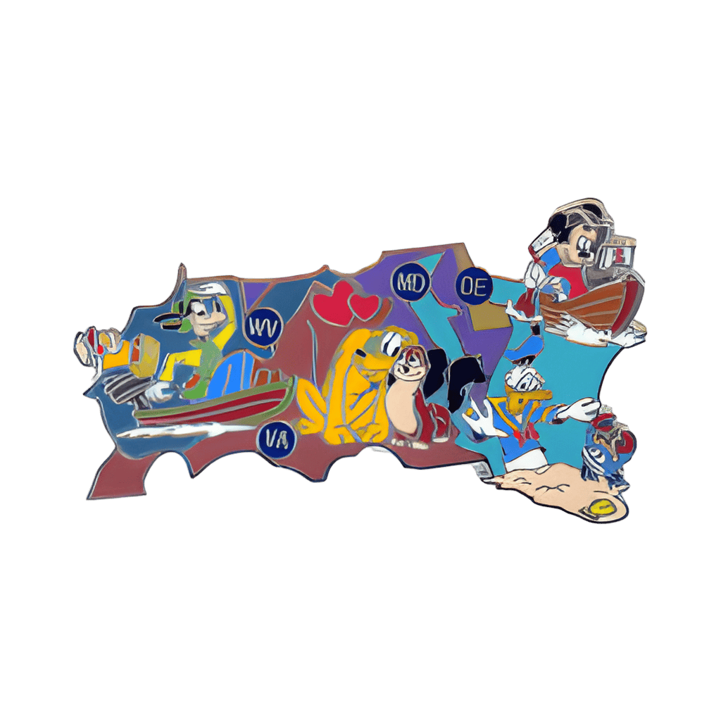 West Virginia / Virginia / Maryland / Delaware Disney pin