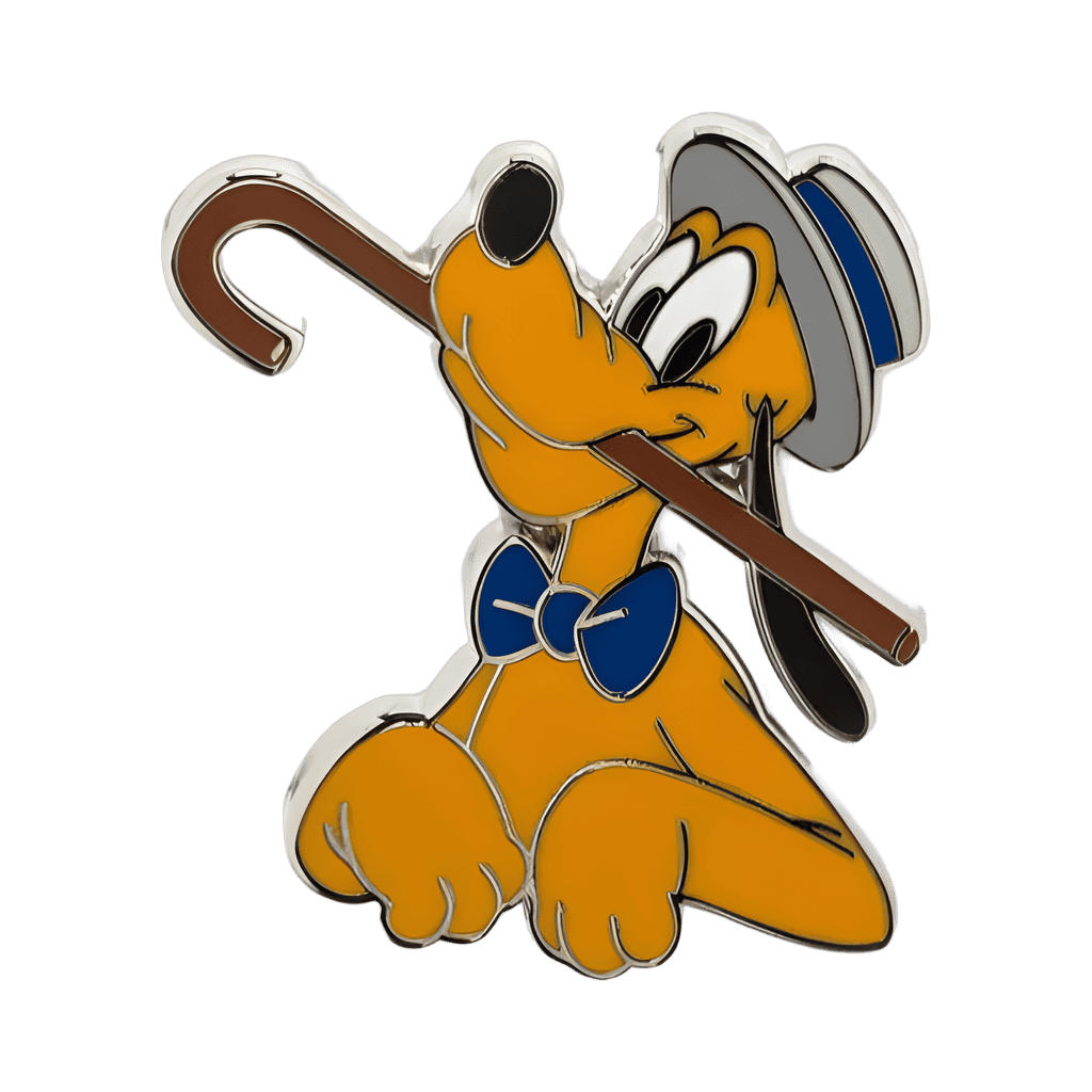 Dapper Dan Classic Characters Booster Set - Pluto as Blue Dapper Dan Disney pin