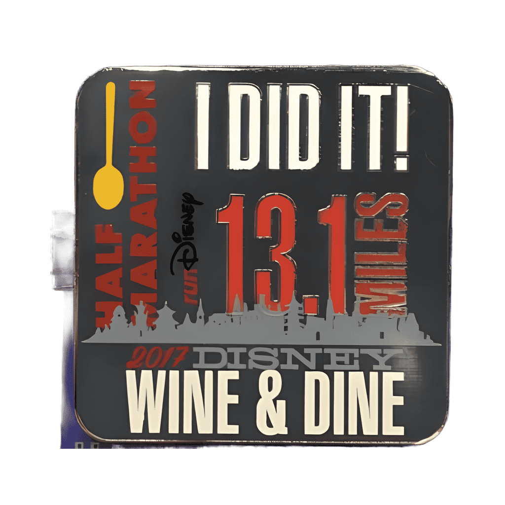 I Did It! Half Marathon Pin Disney pin