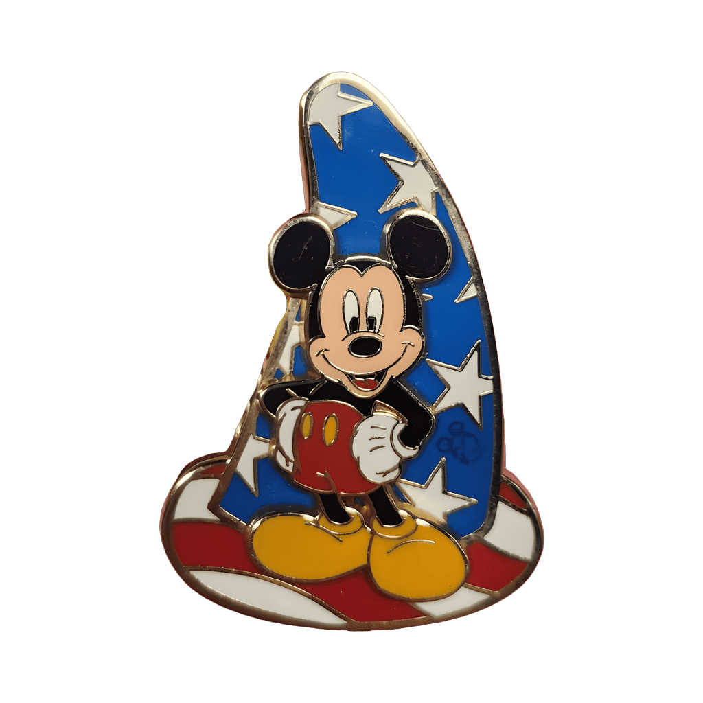 Patriotic Sorcerer Hat and Mickey Disney pin
