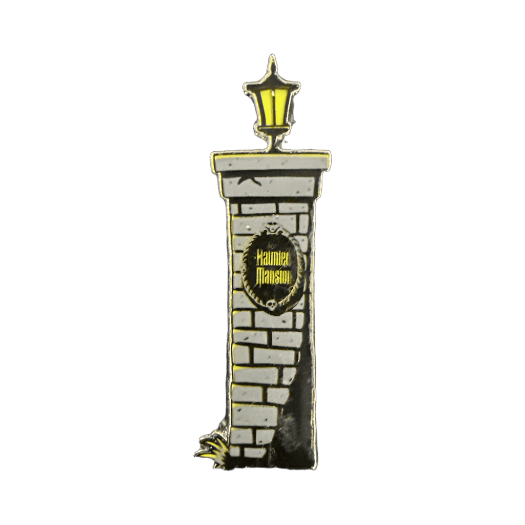 Entrance Plaque on Brick Gate Post Disney pin