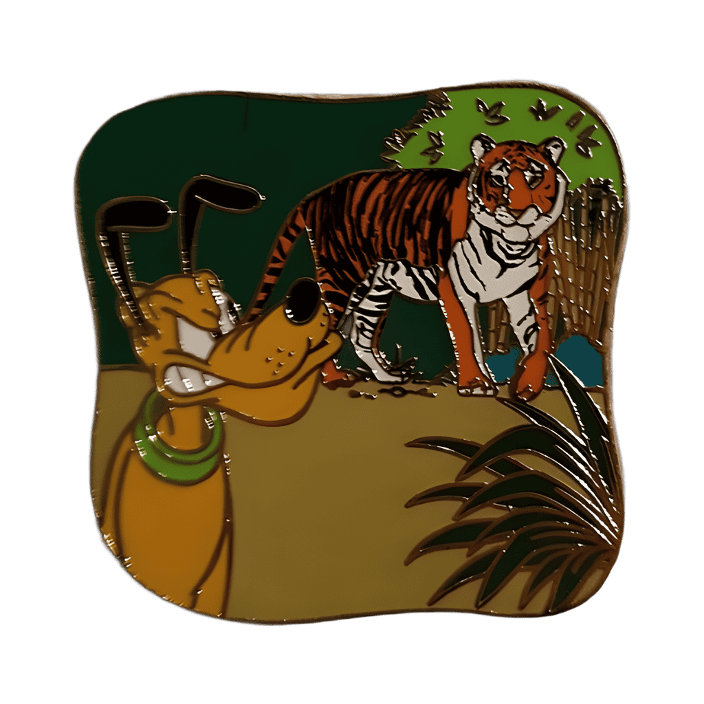 Pluto with Sumatran Tiger Disney pin