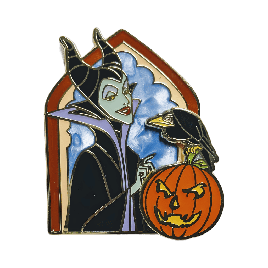 DPB - Halloween Pin - Maleficent & Diablo Disney pin