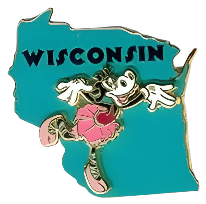 Wisconsin - Clarabelle Cow Disney pin