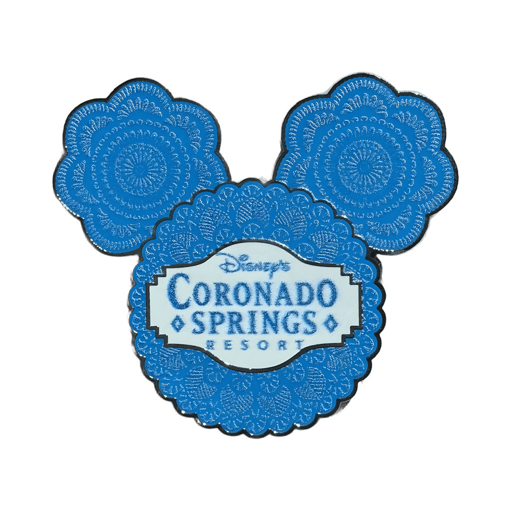 Blue Mickey Head Logo Disney pin