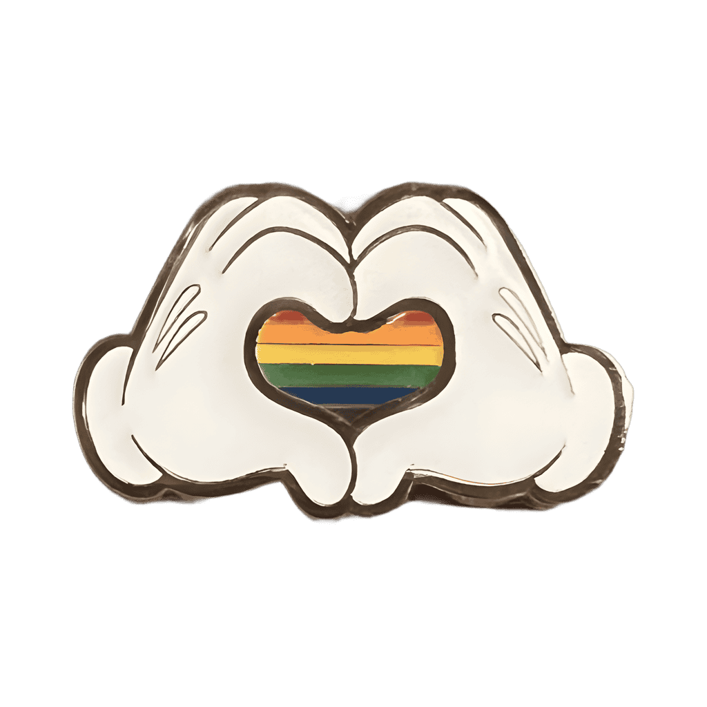 Mickey Pride Heart Hands - Hot Topic Disney pin