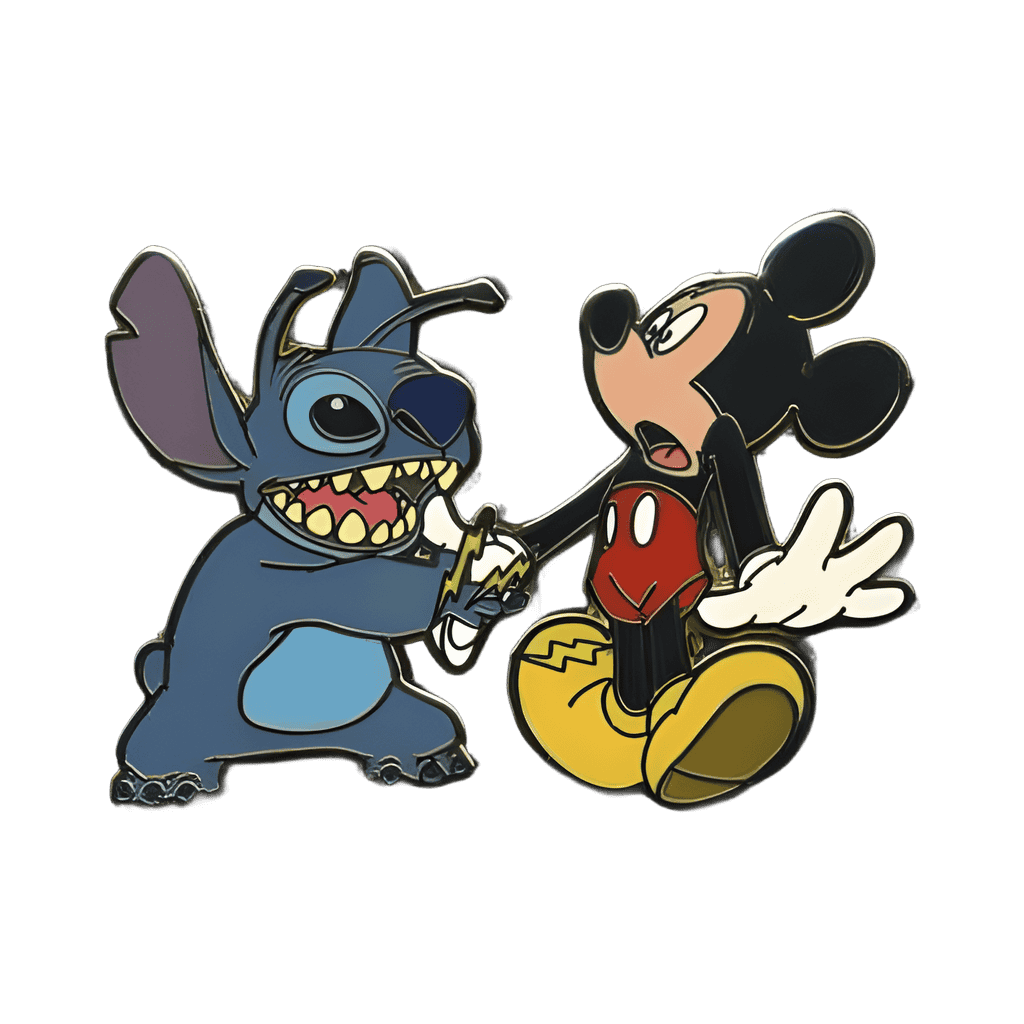 Stitch and Mickey Disney pin