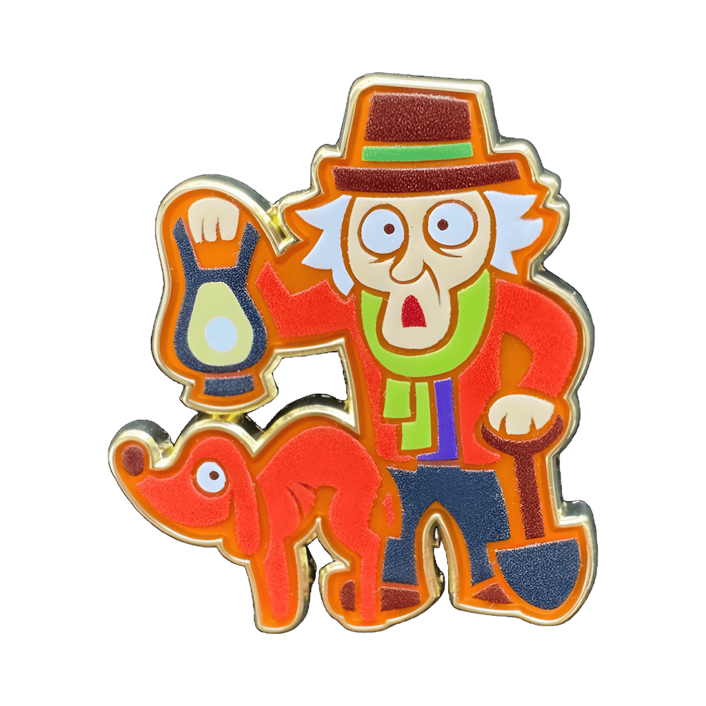Caretaker and Dog Disney pin