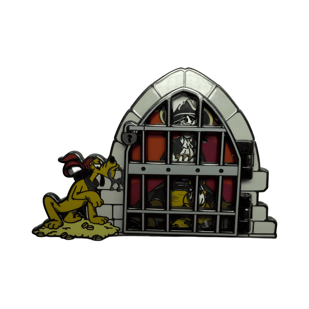 Pluto & Goofy in Jail Cell Disney pin