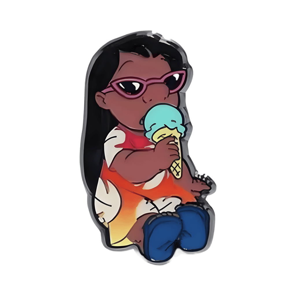 Lilo Eating Ice Cream Disney pin