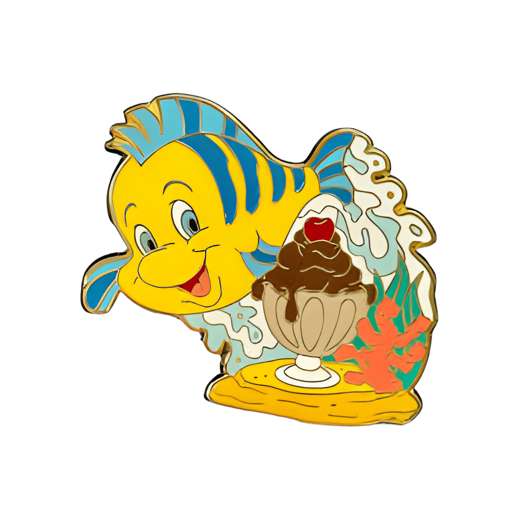 Flounder Disney pin