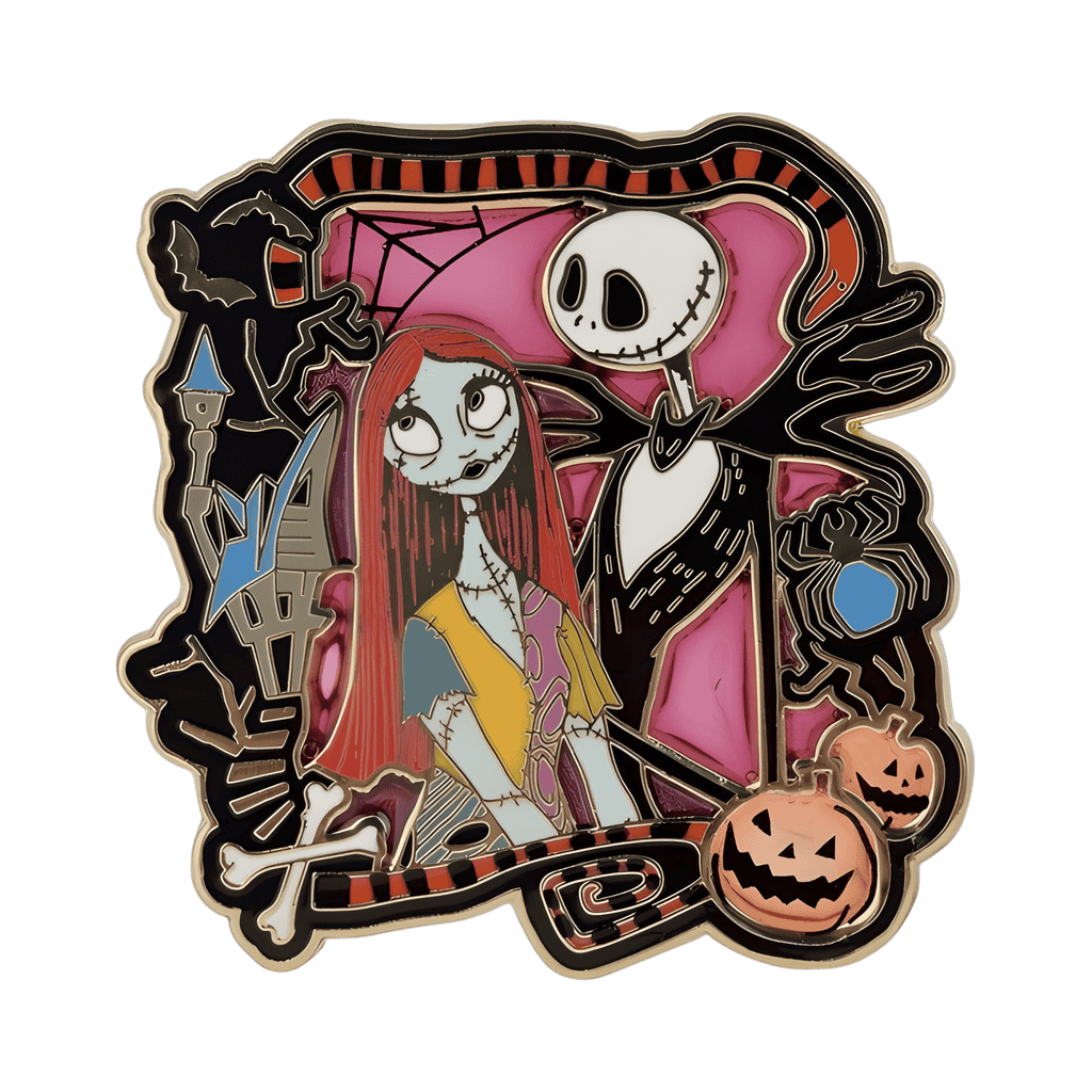 Jack & Sally Disney pin