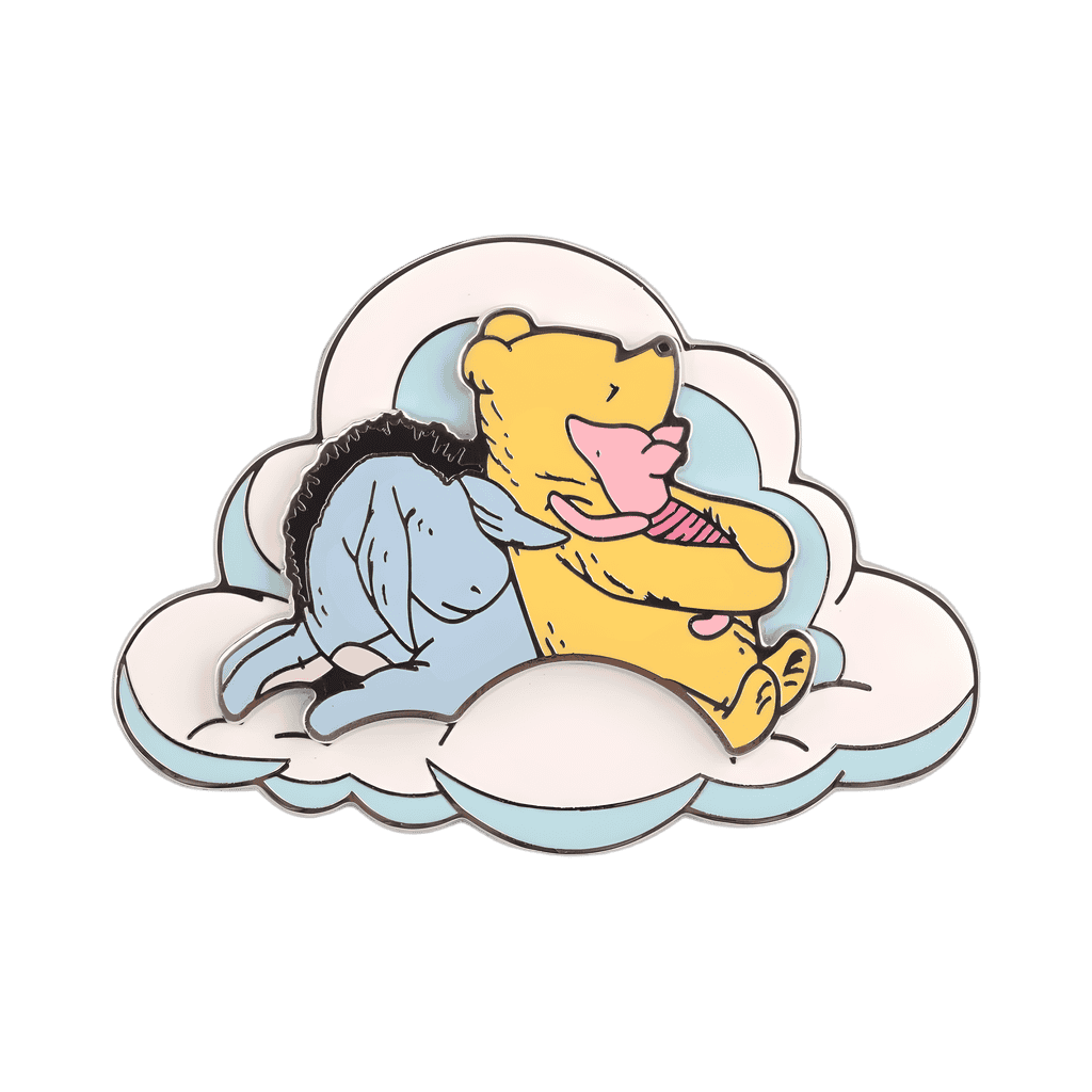 Winnie the Pooh, Eeyore and Piglet on a Cloud Disney pin
