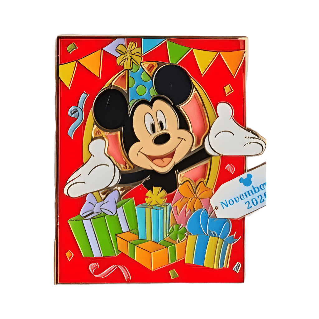 2020 - Mickey Mouse Hinged Birthday Card Disney pin