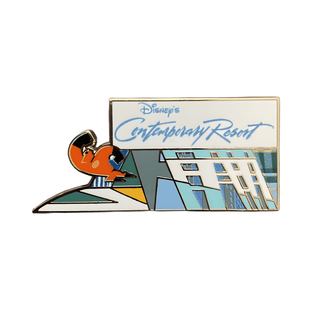 Mr. Incredible and Monorail Disney pin