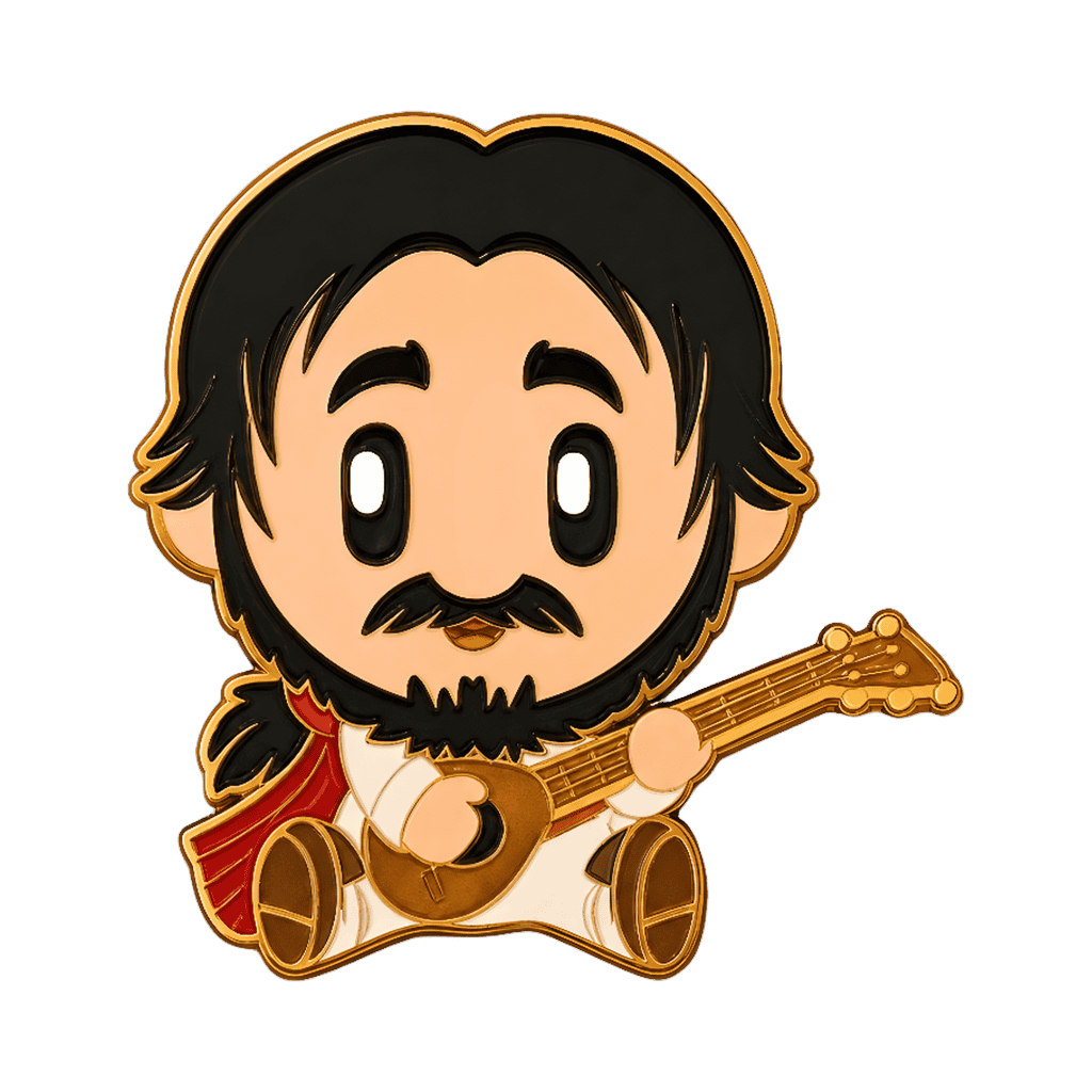The Musician Playing the Guitar Disney pin