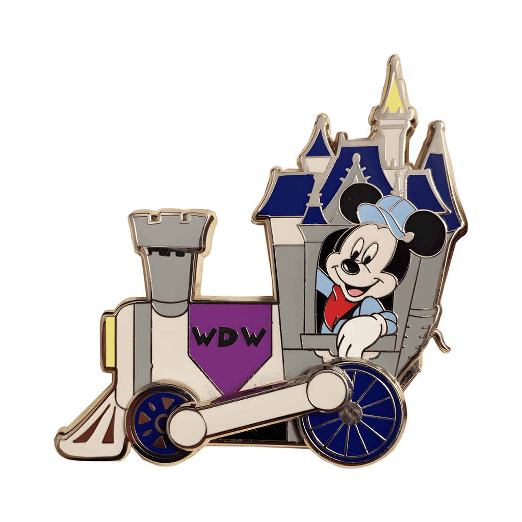 Cinderella's Castle Train Engine Disney pin