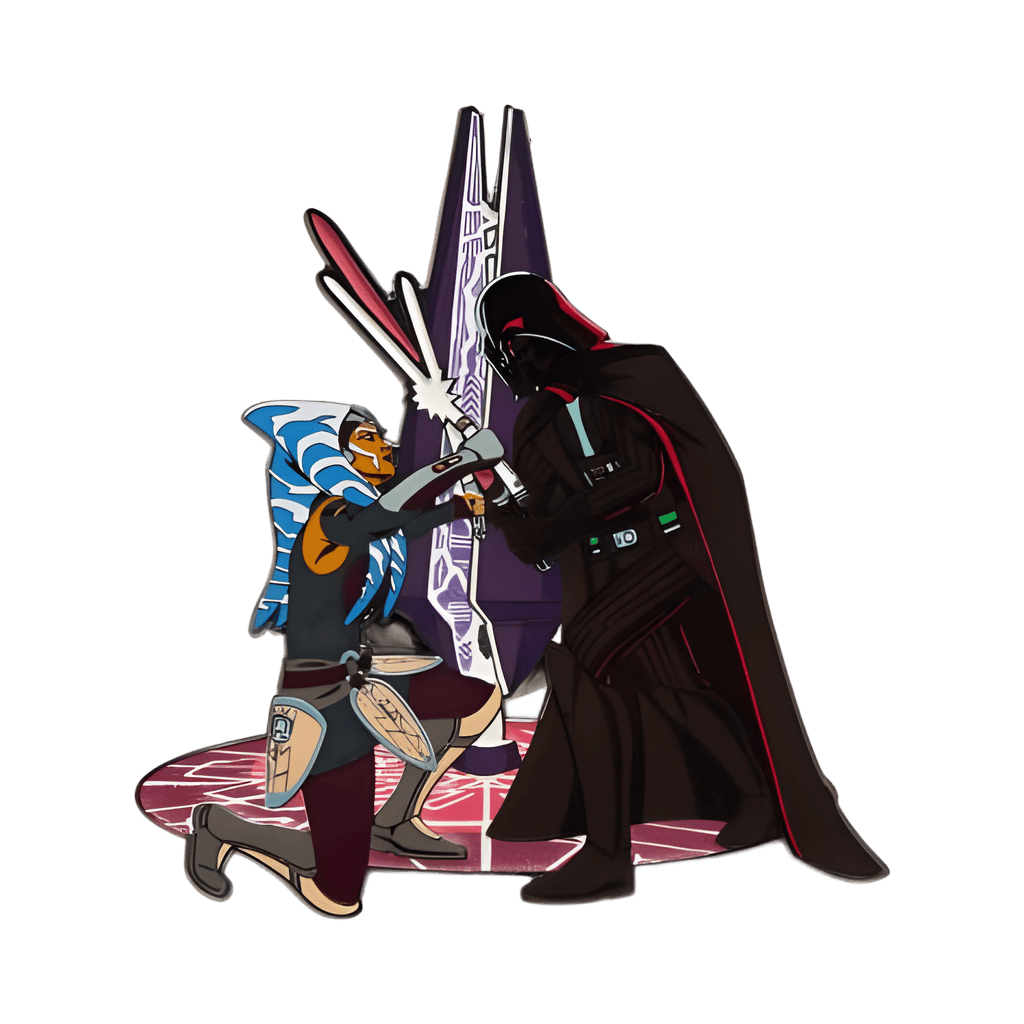 Ahsoka and Darth Vader Disney pin